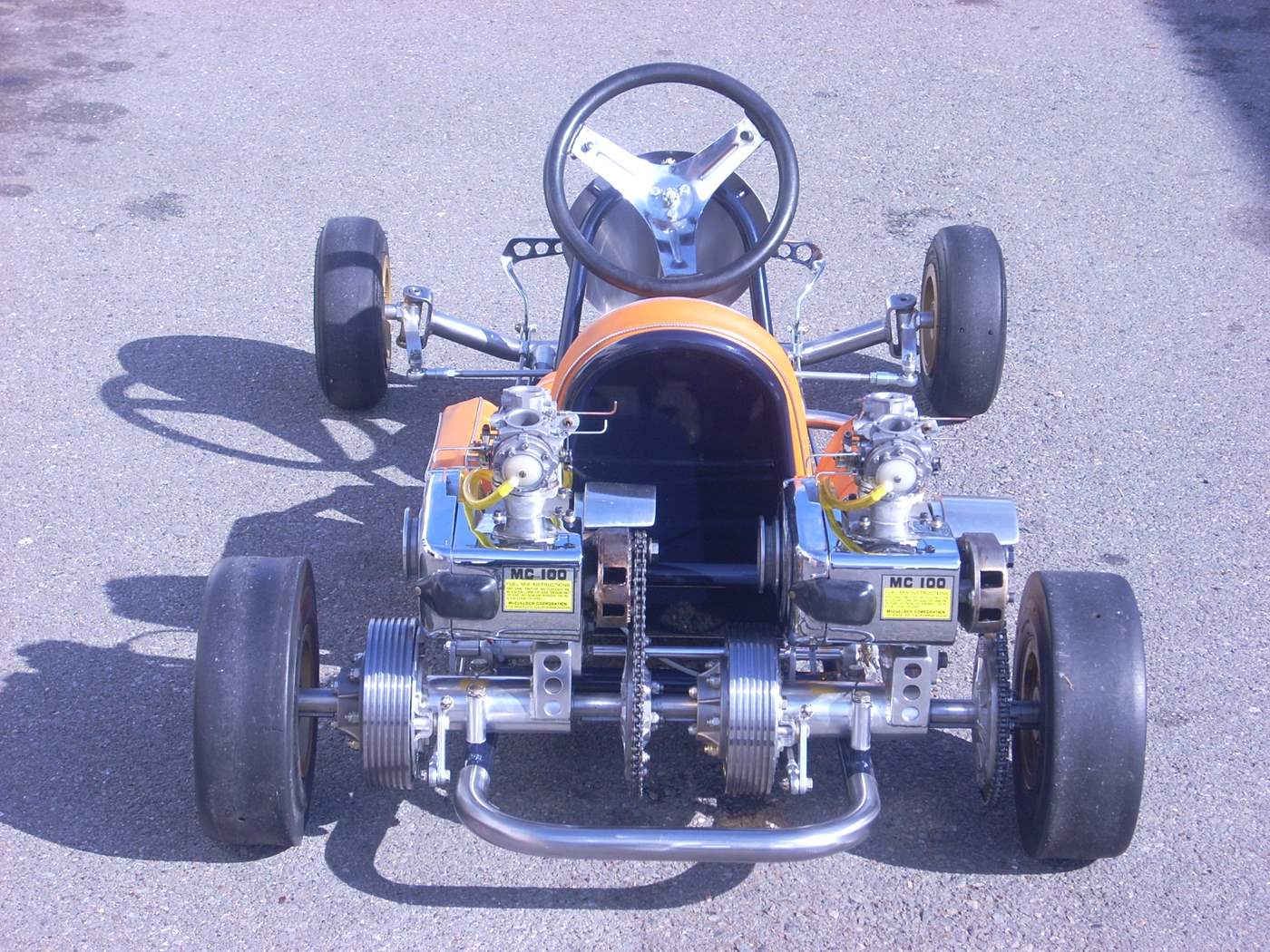 For open center Vintage racing go kart Burco clutch nut .Metric NEW! 